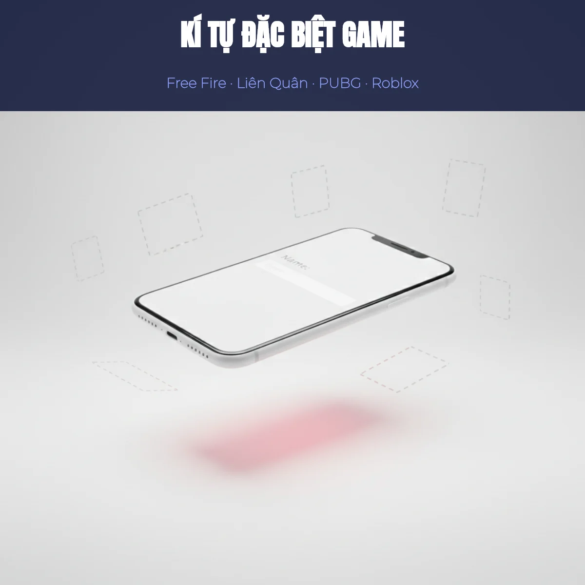 Kí tự đặc biệt game cho Free Fire, Liên Quân, PUBG, Roblox
