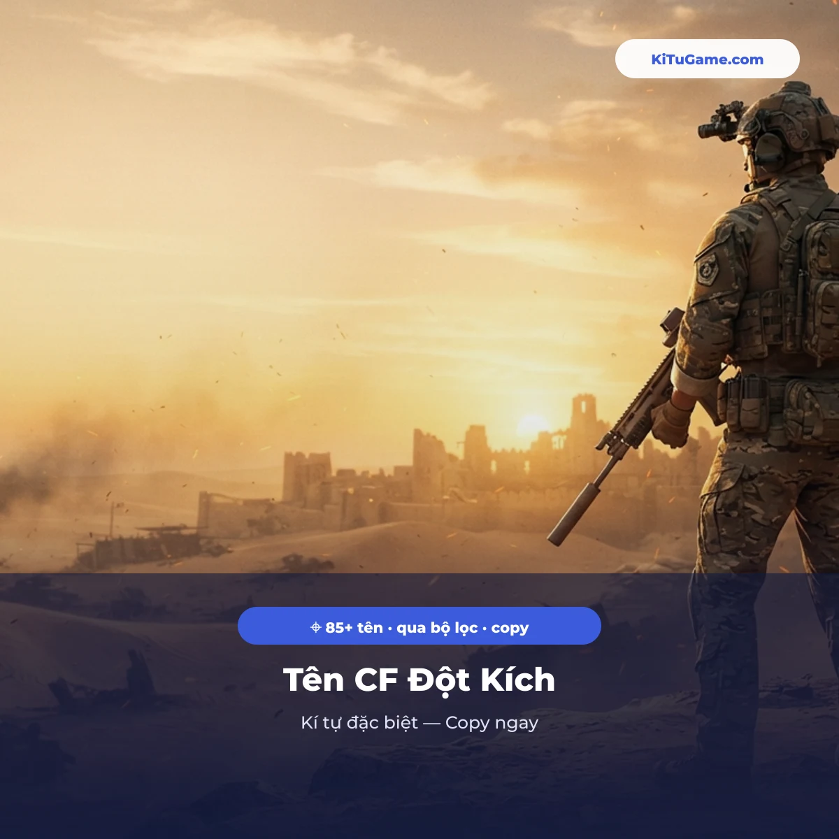 Tên CF Đột Kích kí tự đặc biệt theo phe Global Risk, Black List