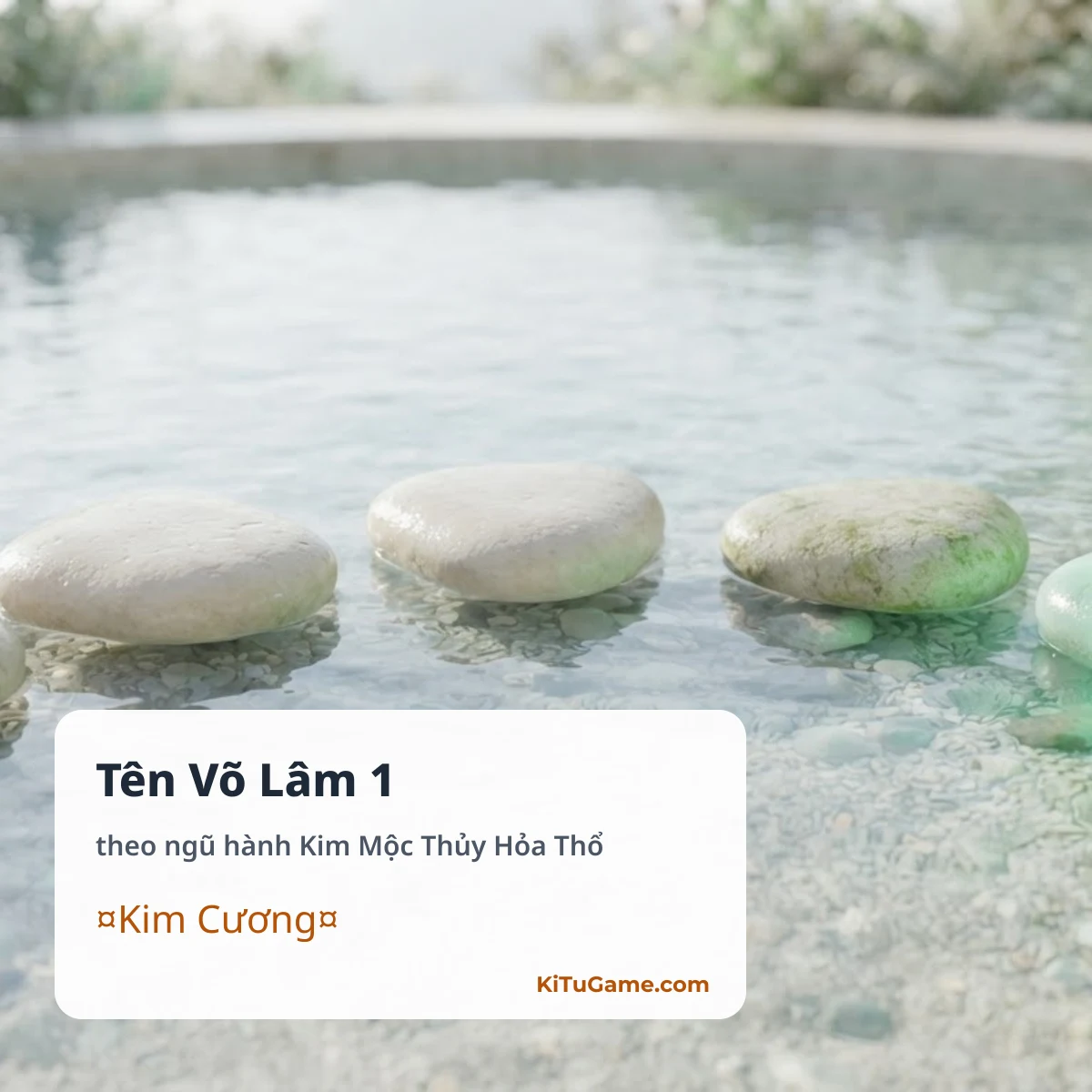 Tên Võ Lâm 1 theo ngũ hành kèm kí tự đặc biệt